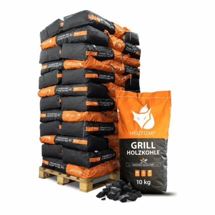 Gleichmäßige Hitze, wenig Asche – Profi-Grillkohle