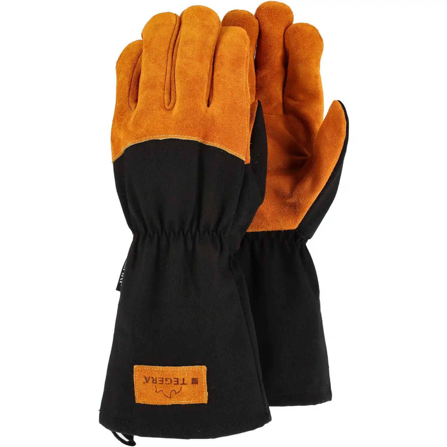 TEGERA 227 Leder-Grillhandschuh mit großer Sicherheitsstulpe TEGERA 227 Leder-Grillhandschuh mit großer Sicherheitsstulpe