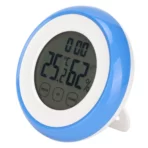 ELKUAIE Digital-Thermometer & Hygrometer mit Uhr (Blau) - Bild 3