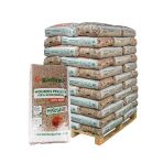 Träpellets ENplus A1 6 mm – 66 × 15 kg (990 kg) – mjukt trä (barrved)