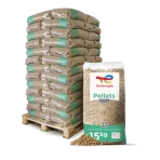 Träpellets ENplus A1 6 mm – 975 kg (65×15 kg) – mjukt trä (barrved) Premium
