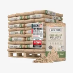 REKORD Premium Träpellets 6mm ENplusA1, 66 x 15kg Pall